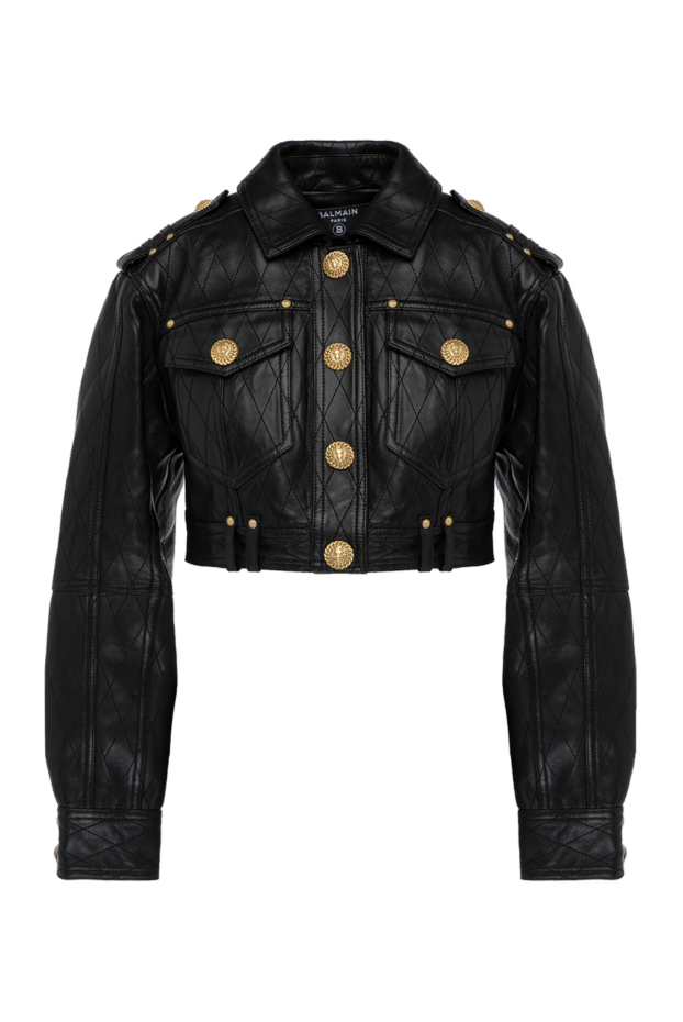 Balmain woman leather jacket buy with prices and photos 179743 - photo 1