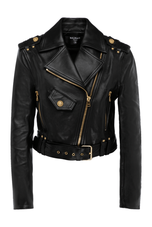 Balmain woman leather jacket buy with prices and photos 179744 - photo 1