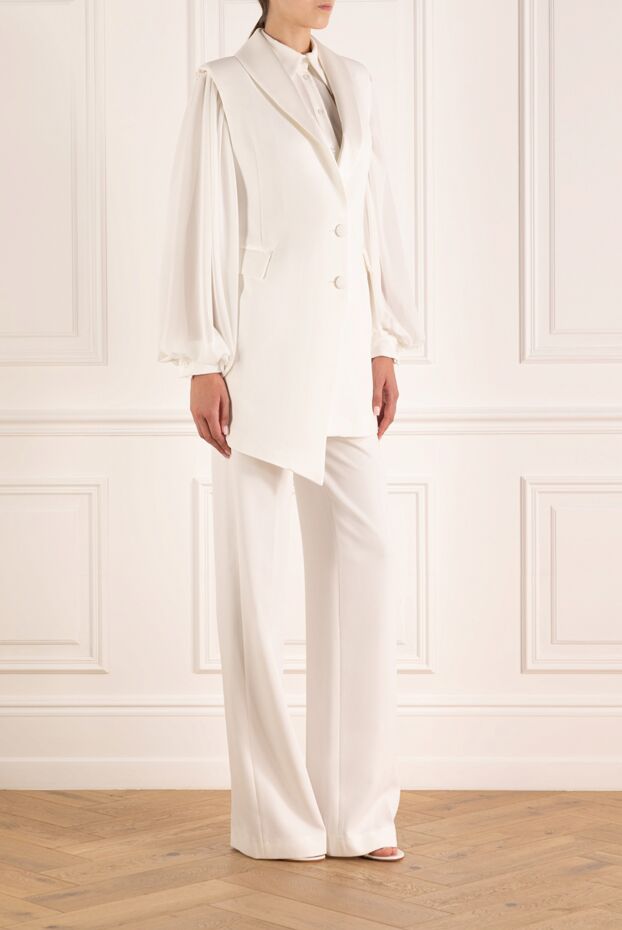 Fleur de Paris a light-colored suit with a long waistcoat and palazzo trousers 179766 - photo 3