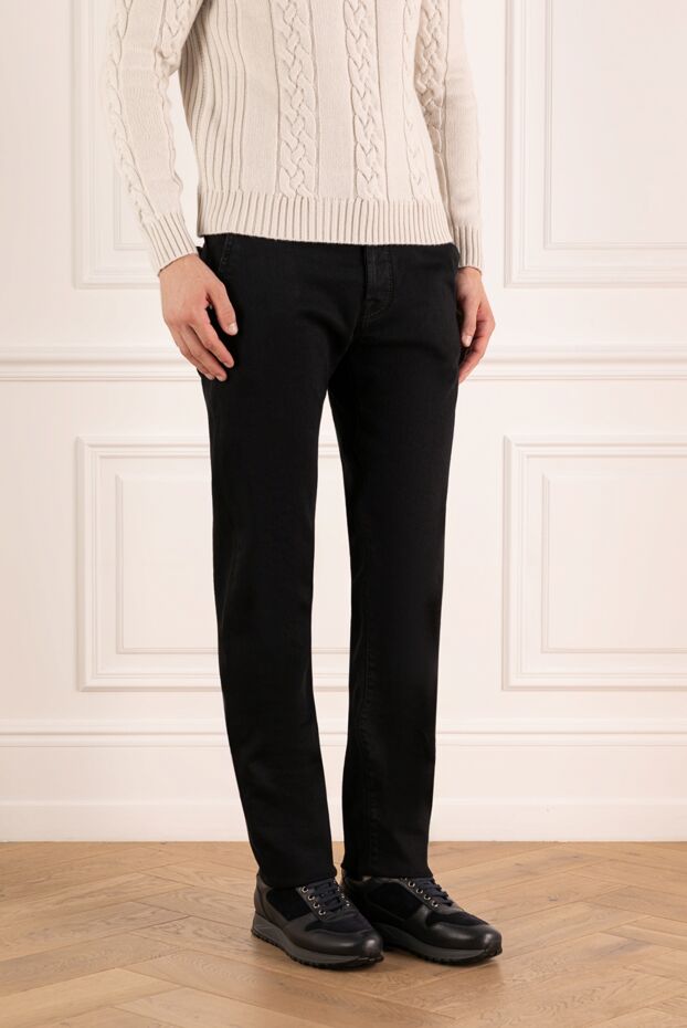 Jacob Cohen black skinny jeans with a classic fit and smooth texture 179901 - photo 3