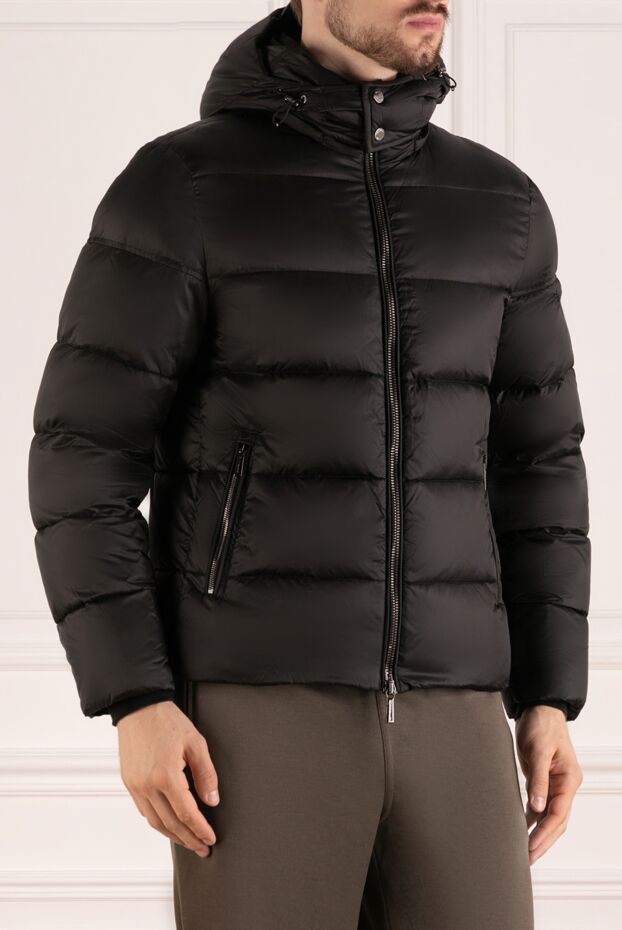 Moorer men's down jacket made of smooth nylon with a glossy effect 180056 - photo 3