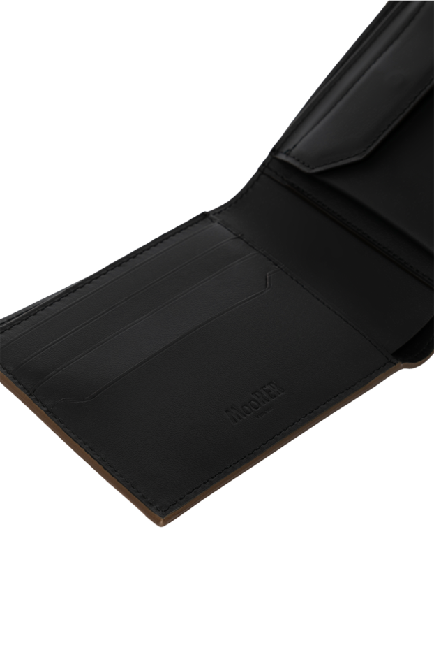 Moorer men's black wallet made of genuine leather 180065 - photo 3