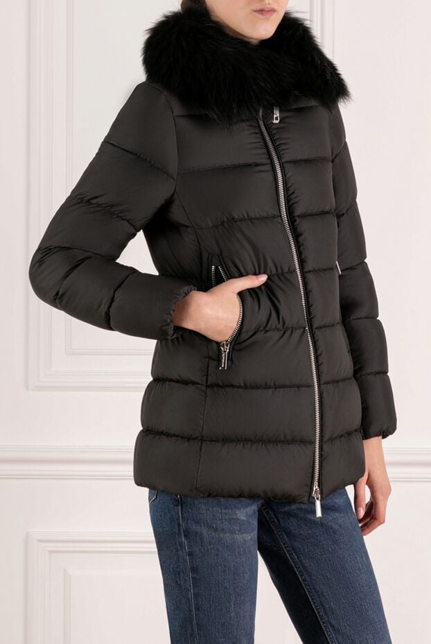 Moorer down jacket with dense quilting and spectacular fur on the collar 180181 - photo 3