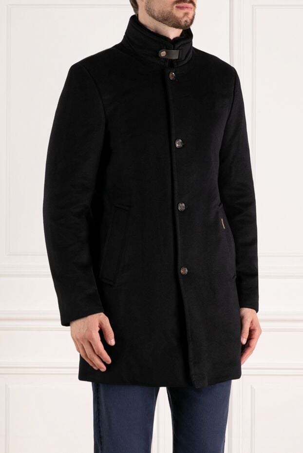 Moorer men's blue cashmere coat 180223 - photo 3