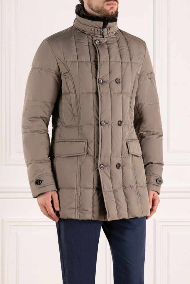 Moorer down jacket for men beige made of polyester 180234 - photo 3