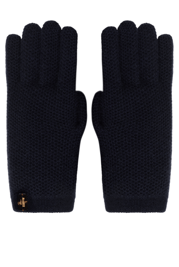 Moorer women's cashmere gloves blue 180240 - photo 1