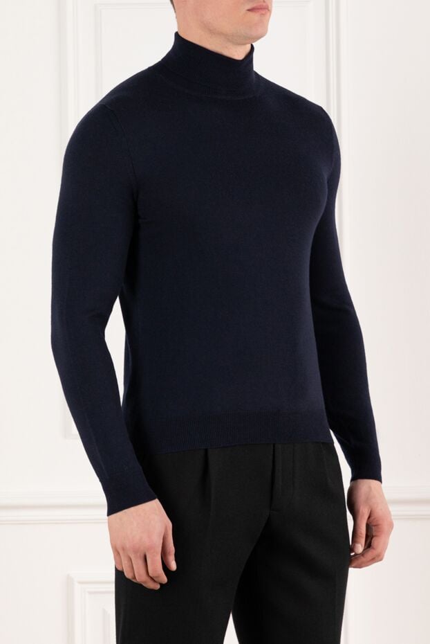 Moorer men's black wool turtleneck 180267 - photo 3