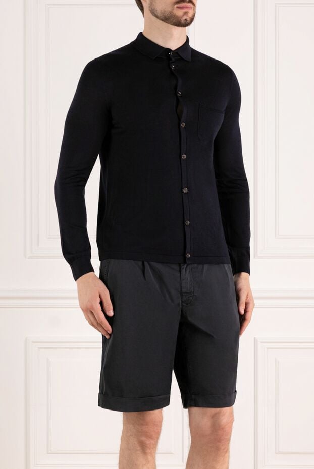 Moorer men's shirt blue 180268 - photo 3