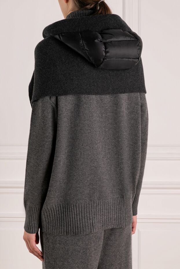 Moorer cashmere scarf with a puffy hood 180295 - photo 3