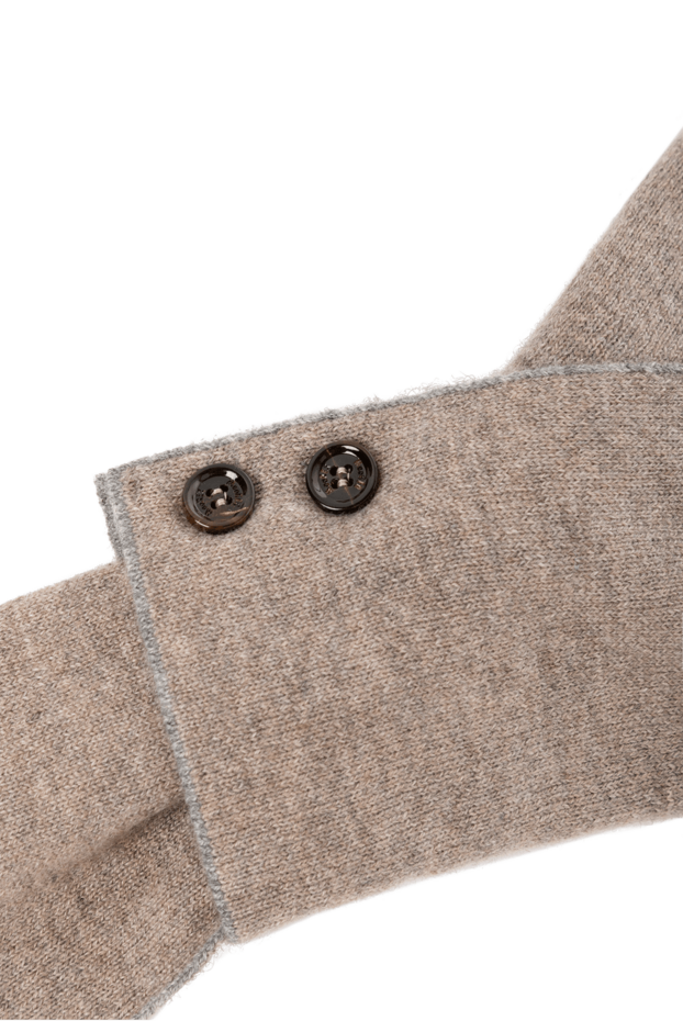 Moorer brown cashmere scarf for men 180308 - photo 3
