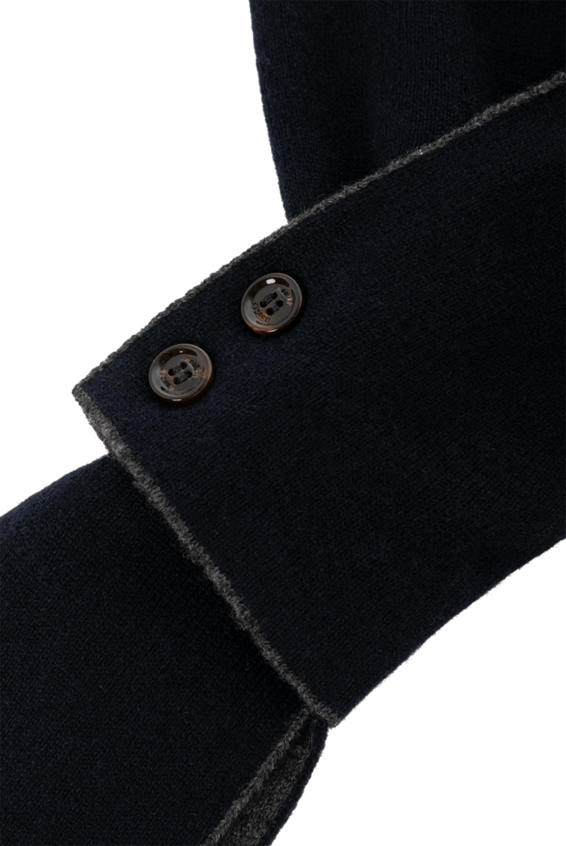 Moorer scarf loop for men cashmere blue 180313 - photo 3