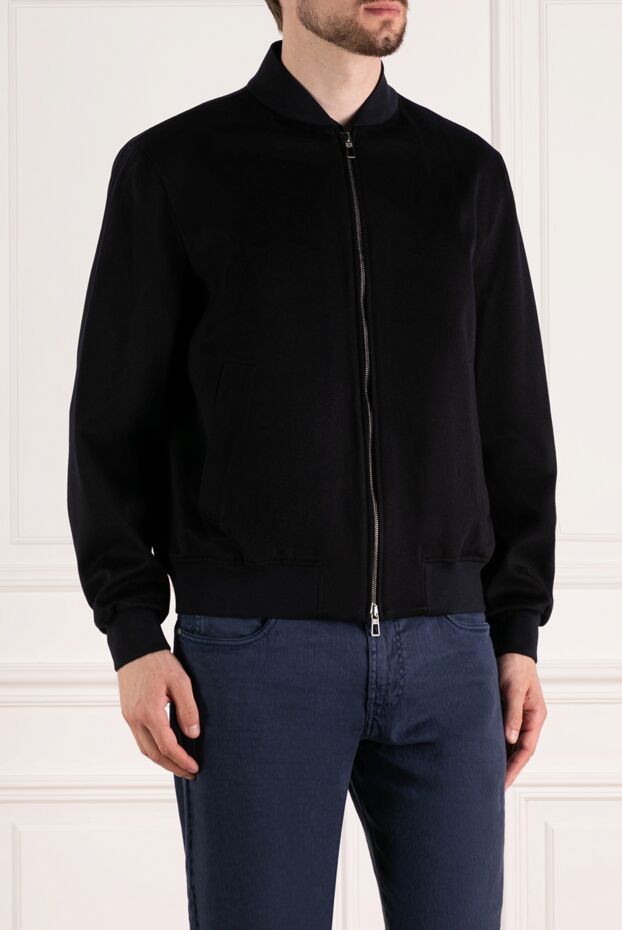Loro Piana soft men's blue cashmere jacket 180424 - photo 3