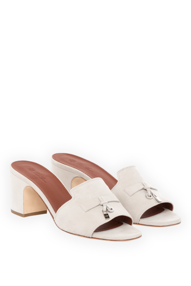 Loro Piana sandals for women gray suede 180437 - photo 3