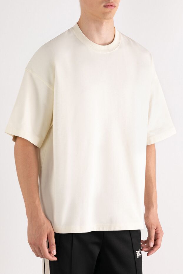 Bottega Veneta oversize t-shirt for men light yellow 180463 - photo 3