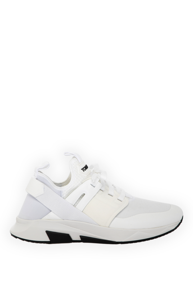 Tom Ford white men's sneakers made of textile and suede. 180489 - photo 1
