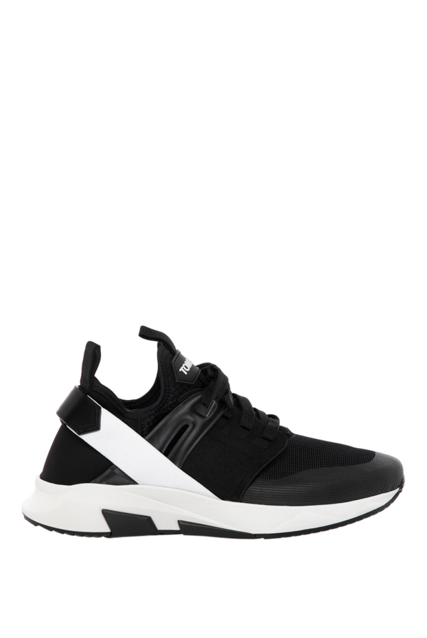 Tom Ford black men's sneakers made of textile and suede. 180491 - photo 1