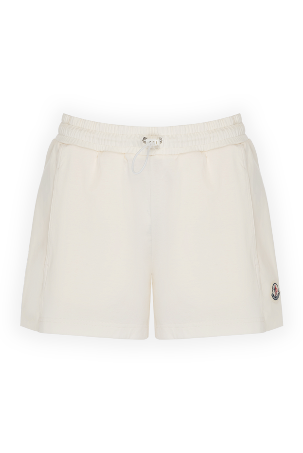 Moncler women's white shorts on the backstage. 180535 - photo 1