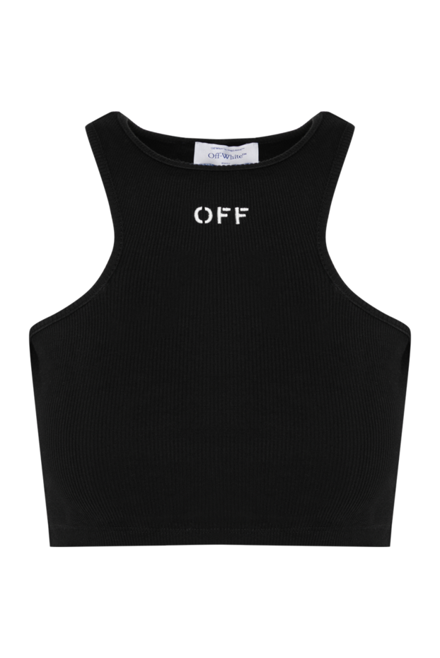 Off-White women's black cotton top 180551 - photo 1