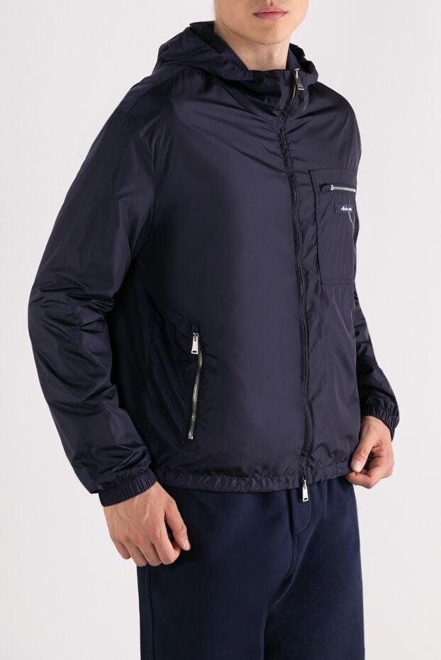 Fendi men's hooded jacket blue 180640 - photo 3