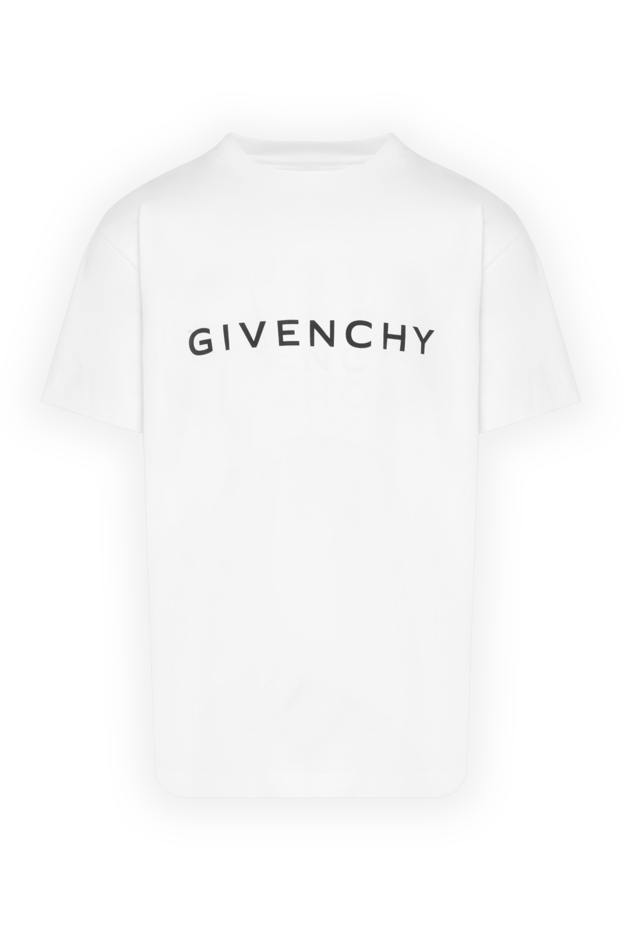 Givenchy soft cotton white t-shirt with contrasting logo 180690 - photo 1