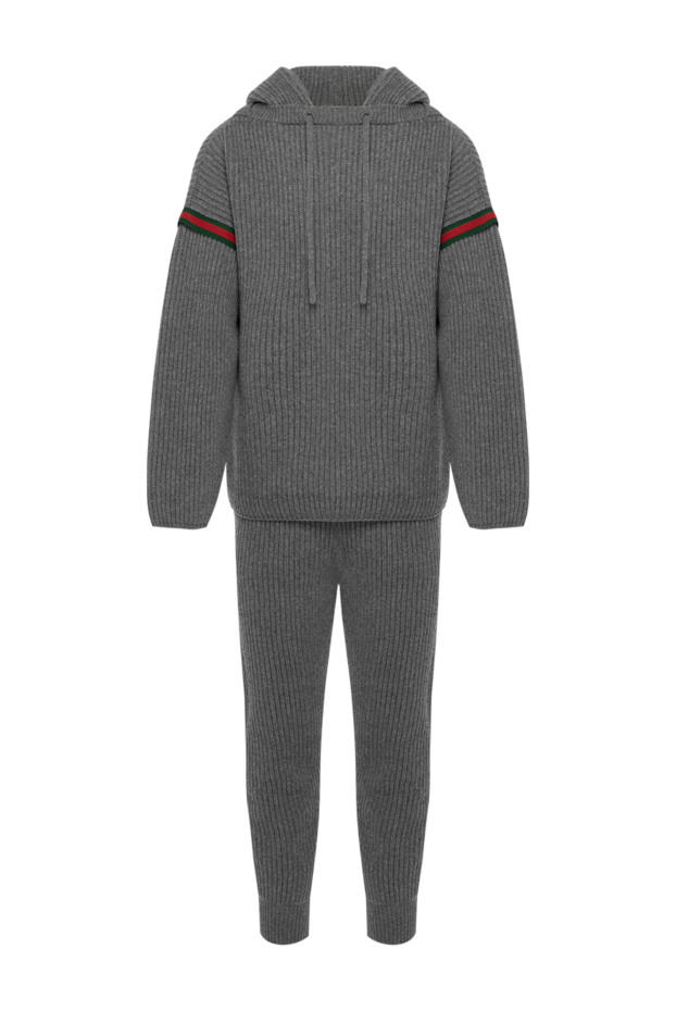 Gucci men's walking suit in gray with ribbing 180709 - photo 1