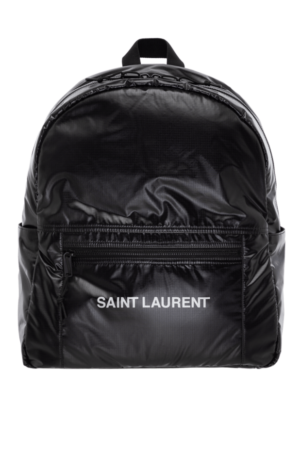 Saint Laurent men's black backpack with logo 180743 - photo 1