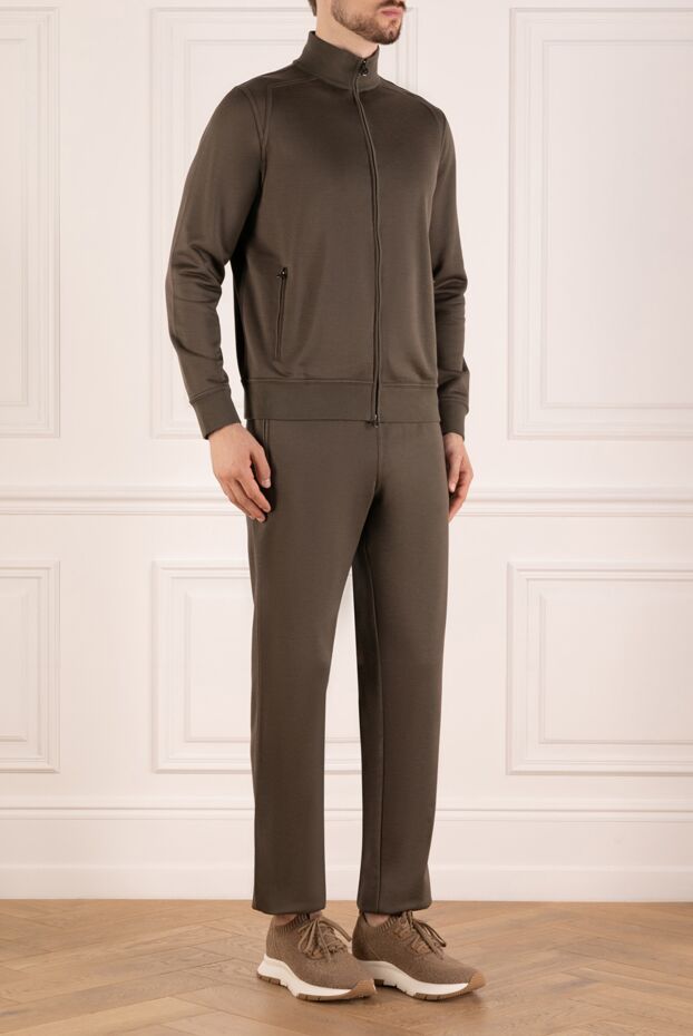 Stefano Ricci brown men's walking suit with logo 180874 - photo 3