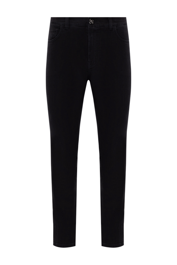 Stefano Ricci anthracite slim-fit trousers made from ultra-soft stretch denim 180881 - photo 1