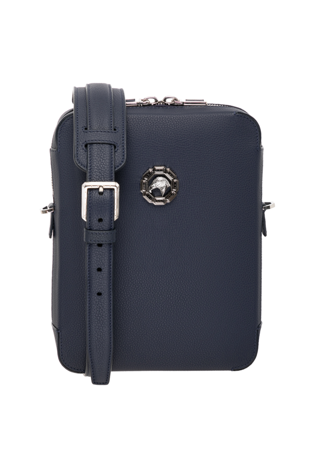 Stefano Ricci men's blue calfskin crossbody bag 180884 - photo 1