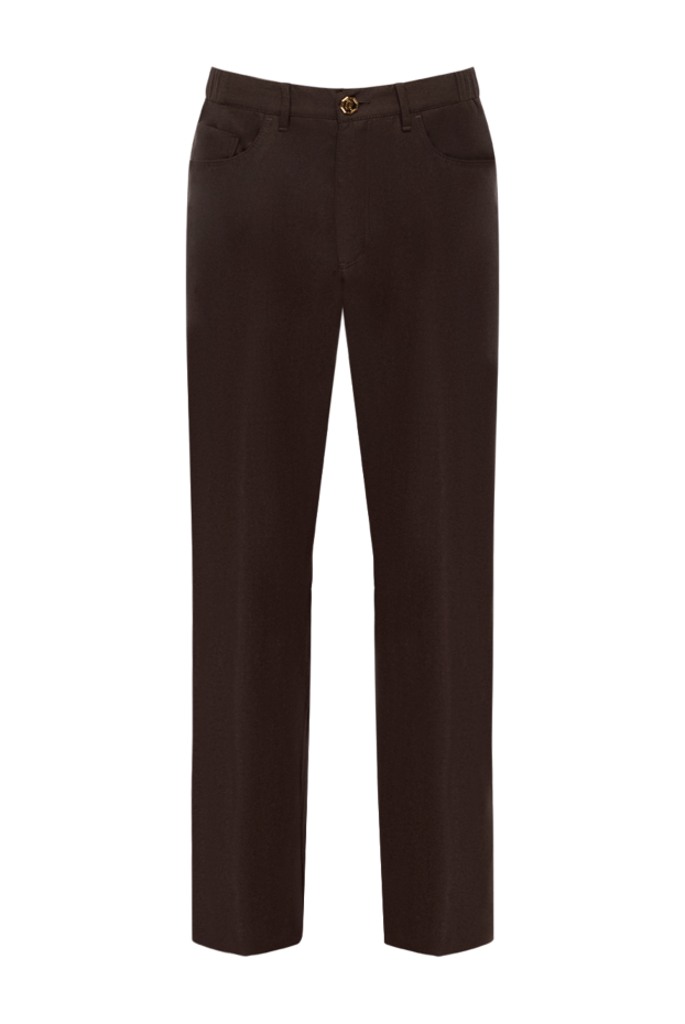 Stefano Ricci brown woolen pants for men 180888 - photo 1