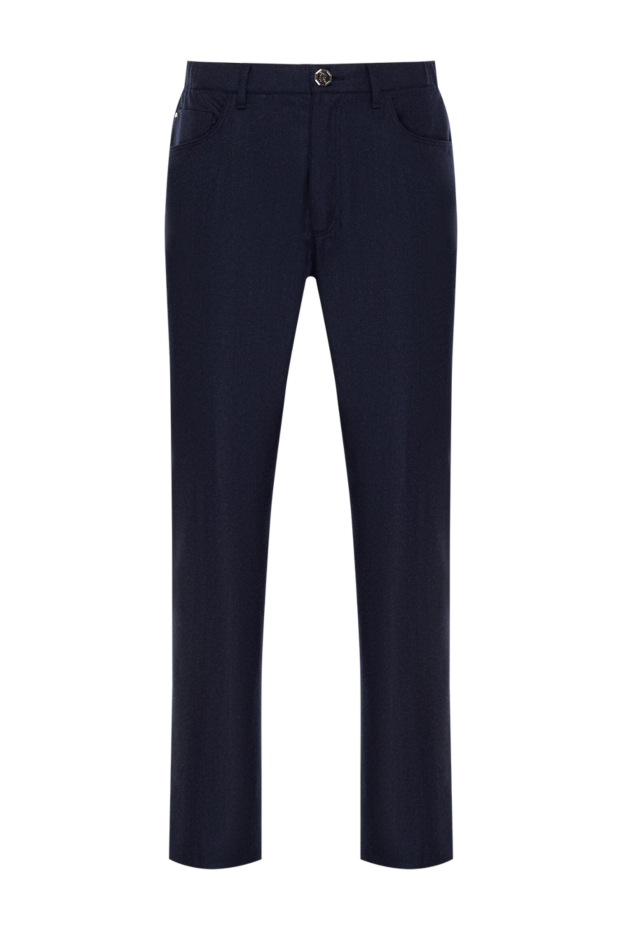 Stefano Ricci men's woolen pants in the style of jeans blue 180890 - photo 1