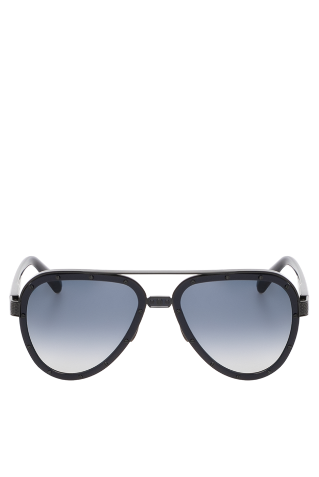 Stefano Ricci aviator sunglasses in a combined dark frame with gray-blue gradient lenses 180891 - photo 1