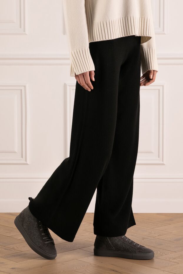 D.Exterior women's black wide leg pants 181094 - photo 3