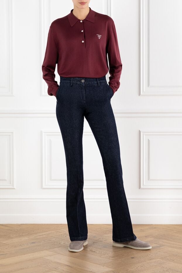 Jacob Cohen women's flared jeans in dark blue 181125 - photo 2