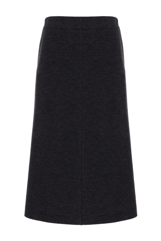 Brunello Cucinelli довга кашемірова спідниця максі сіра 181167 - фото 1