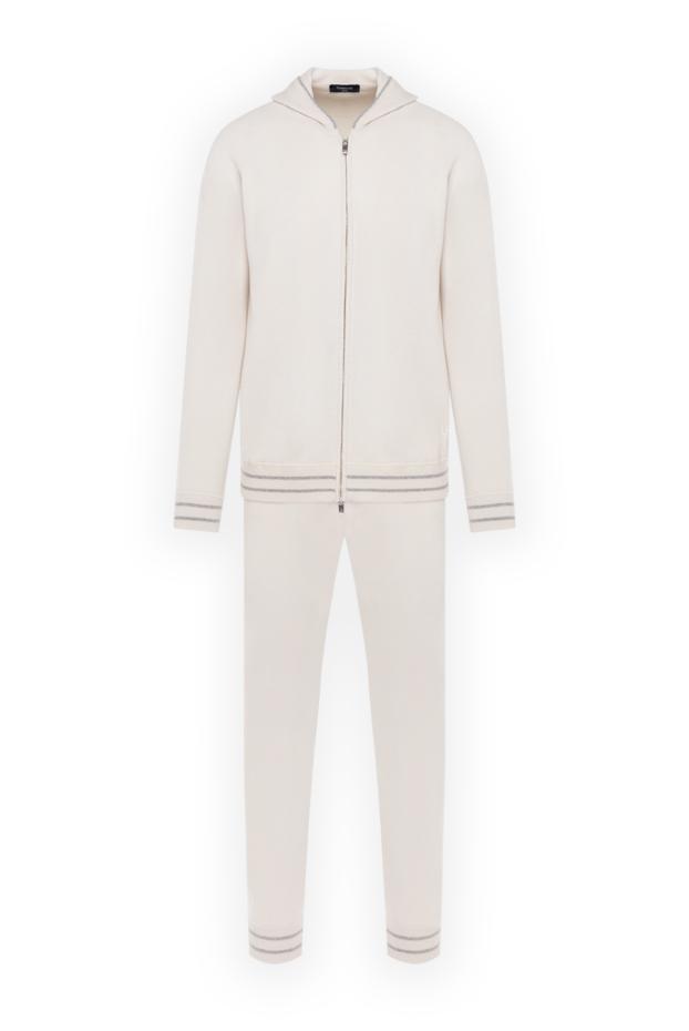 Tombolini walking suit for men white with a hood 181231 - photo 1