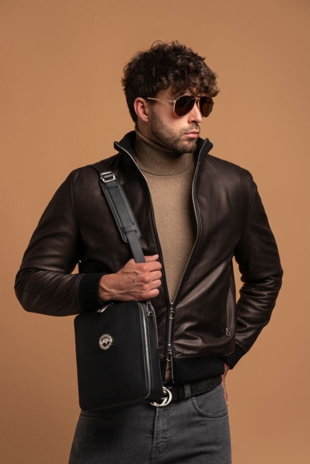 Men's aviator sunglasses made of titanium - photo 2