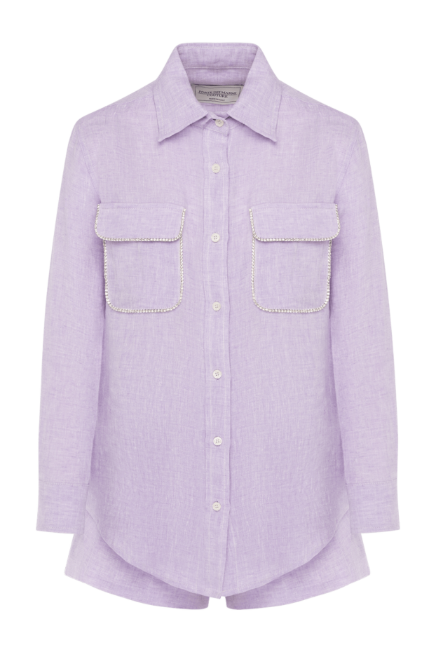Suit with shorts for women purple - photo 1