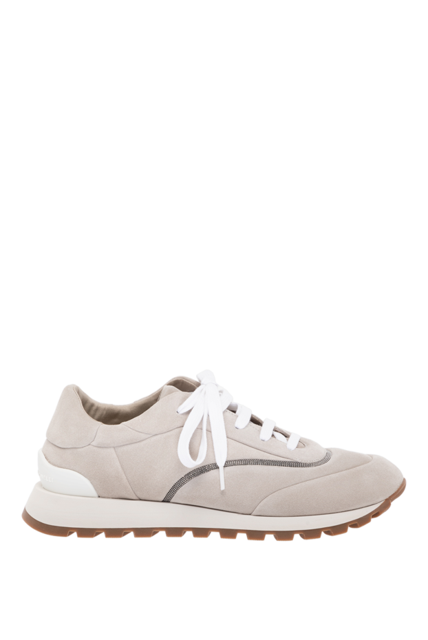 Sneakers for women gray suede - photo 1