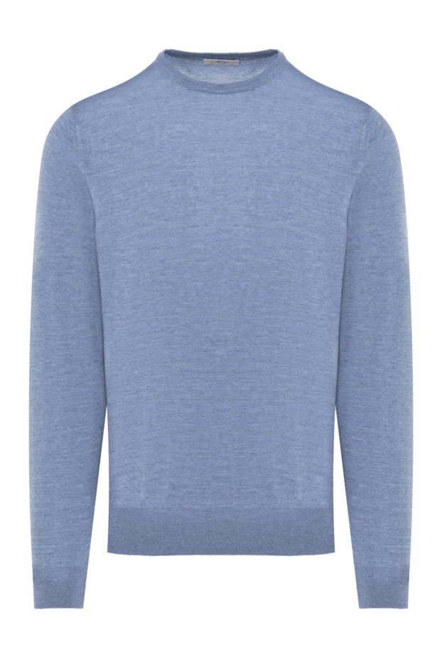 Casheart blue men's jumper made of wool 184656 - photo 1