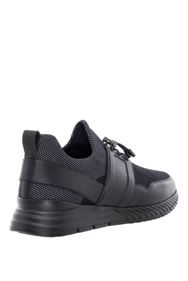 Stefano Ricci black men's sneakers with logo 184676 - photo 3