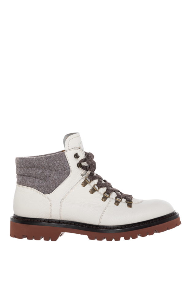 Barrett white men's boots made of grained calfskin 184702 - photo 1
