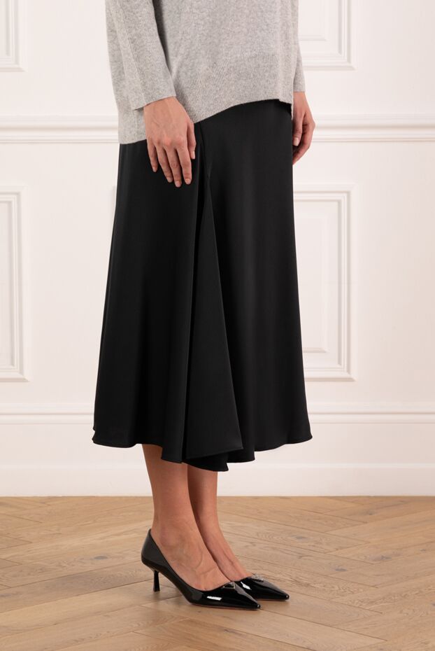 Fleur de Paris maxi skirt black loose 184718 - photo 3