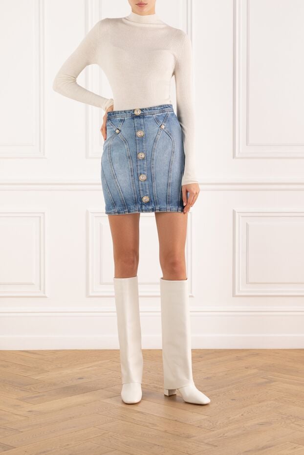 Fleur de Paris women's white woolen jumper 184754 - photo 2