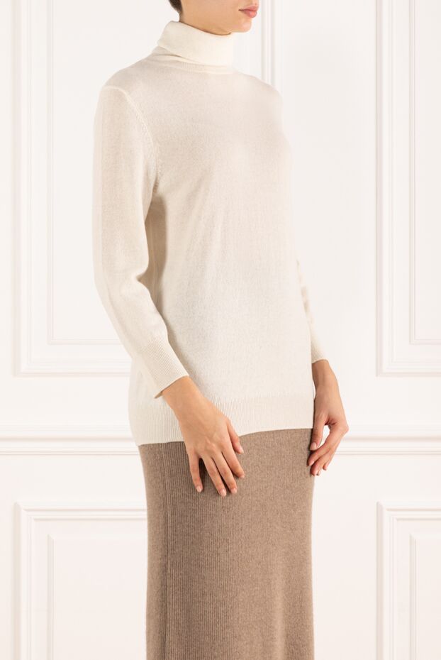 Max&Moi cashmere white golf for women 184810 - photo 3