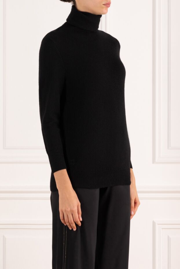 Max&Moi cashmere turtleneck black with soft texture women's 184811 - photo 3