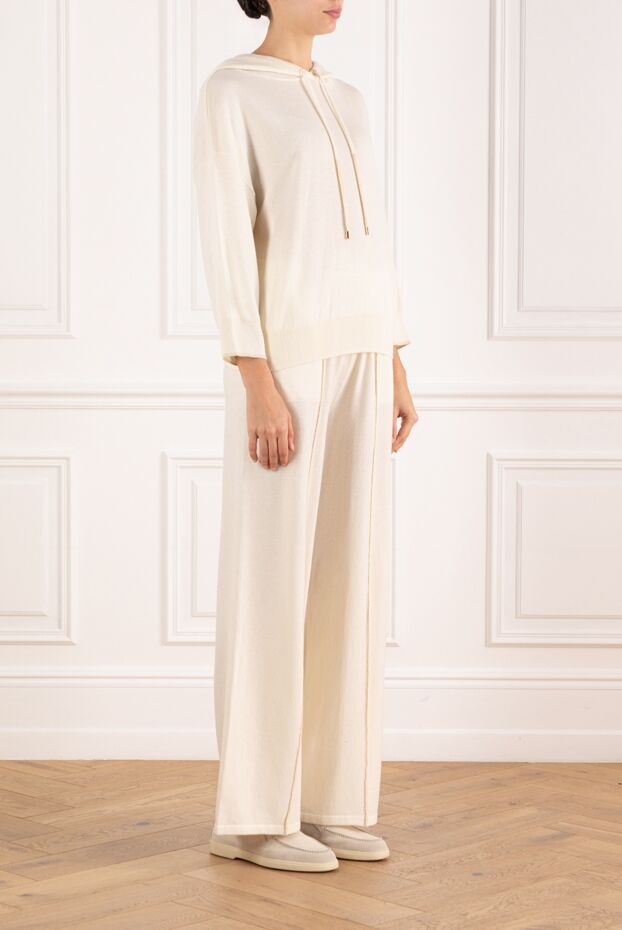 Max&Moi white walking suit with a hood 184819 - photo 3