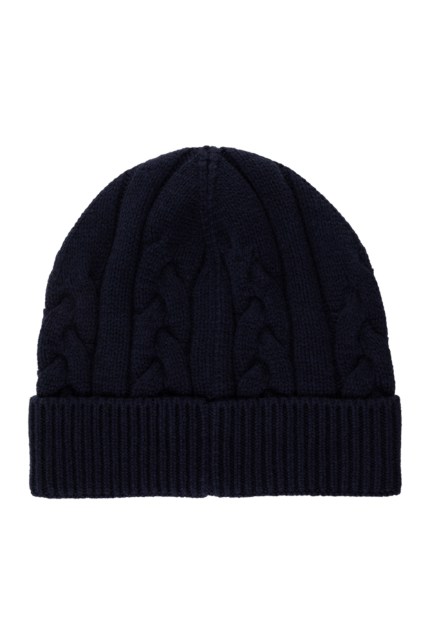 Dolce & Gabbana men's blue winter hat made of cashmere 184863 - photo 3