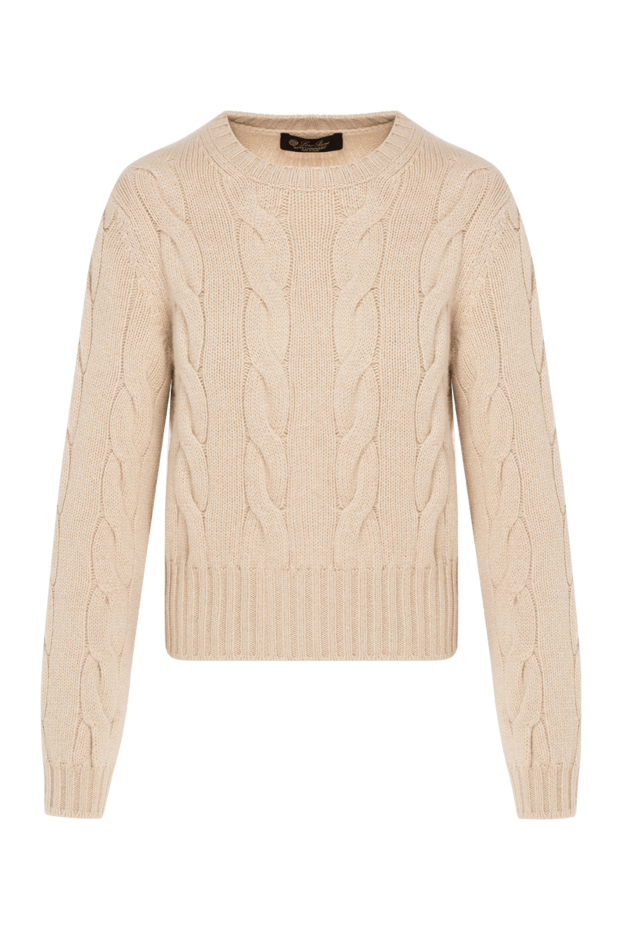 Loro Piana beige cashmere jumper for women 184923 - photo 1