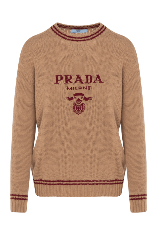Prada brown women's jumper with logo 184926 - photo 1